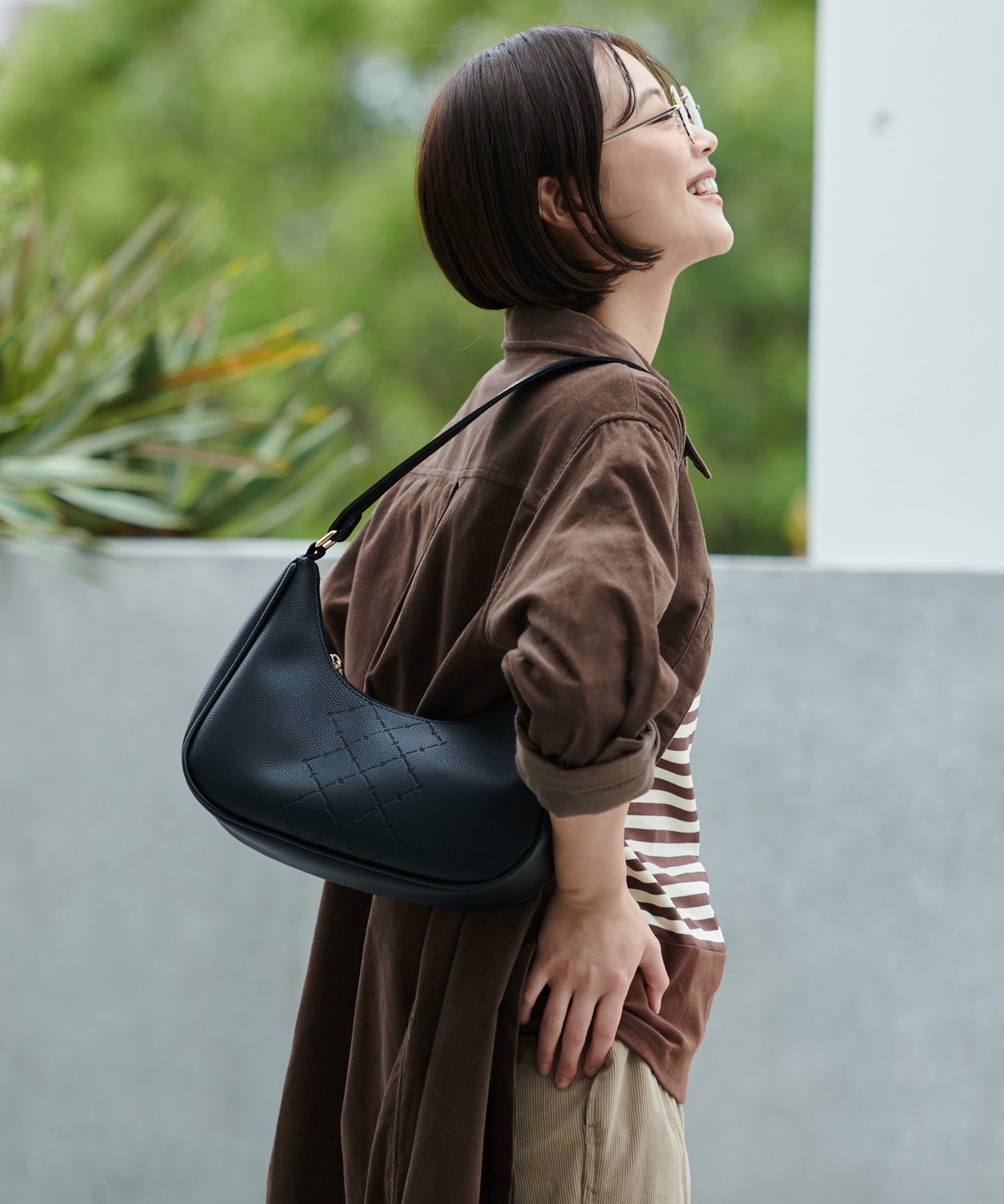 Arnold Palmer モノグラムホーボーバッグ